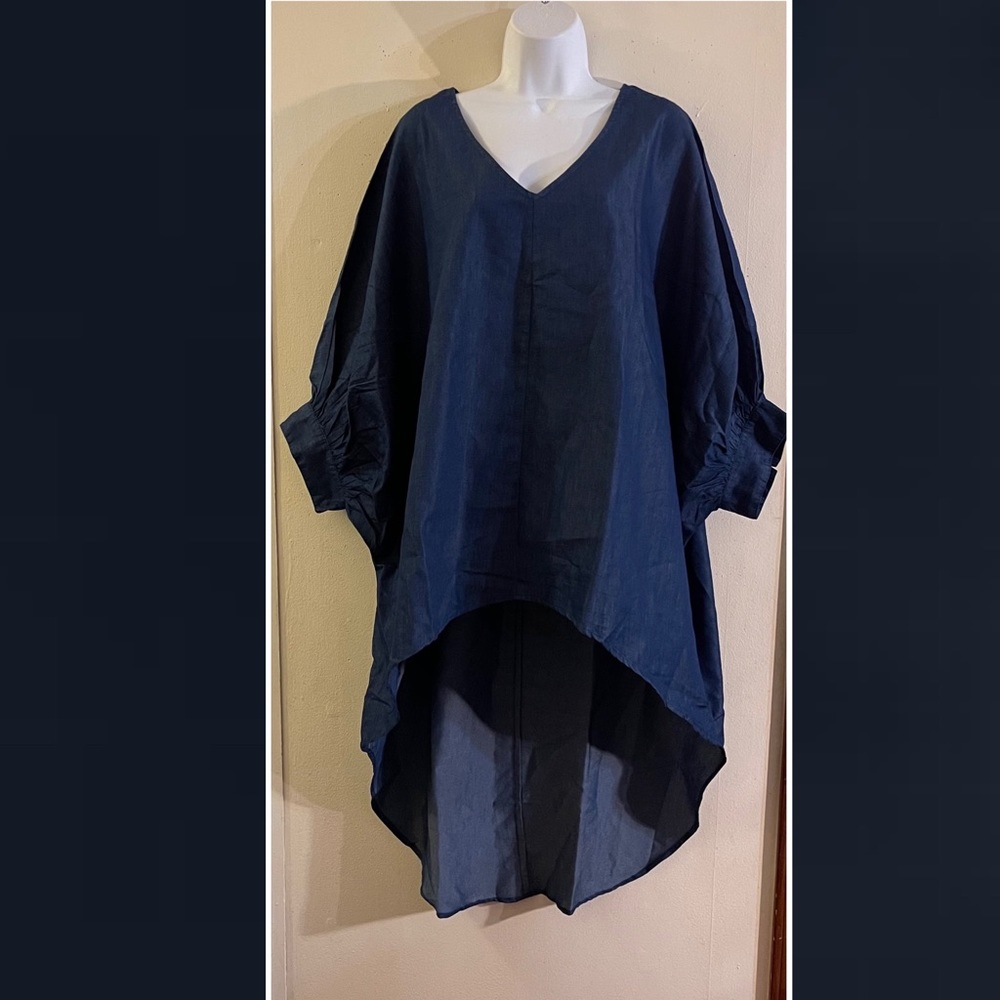 Dolman Sleeve High Low Top - Picture 2 of 5
